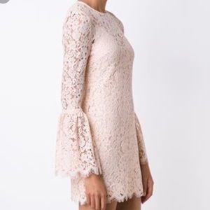 Rachel Zoe Blush Colored Lace Dress